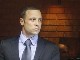 Handicapovan atlet Oscar Pistorius u soudu v Pretorii (21. nora 2013)