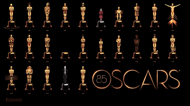 Plakát k udílení Oscar za rok 2012: Kolik pedchozích vítz poznáte?