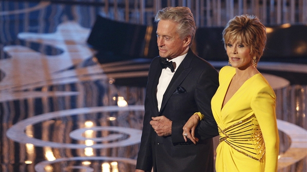 Oscar 2013 - Jane Fonda a Michael Douglas