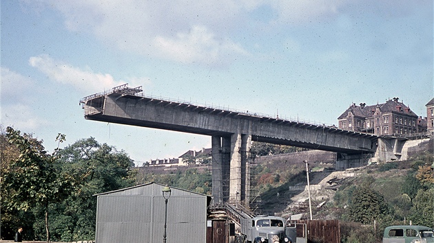 Rozestavný most v roce 1968