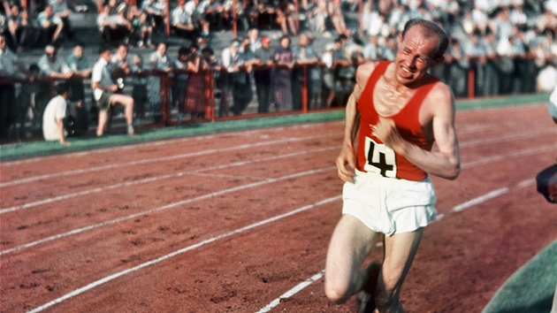 Jak Emil Ztopek na olympijskch hrch 1952 zskv zlato v maratonu