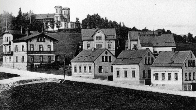 Historick pohled na Stelnici z Pivovarsk ulice.