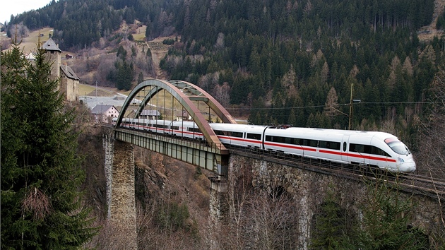 Trisannsk viadukt na Arlbersk drze 