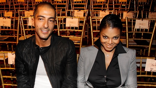 Janet Jacksonov a jej bval partner a otec jedinho syna Wissam Al Mana (2010)