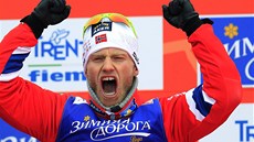 HURÁ, STÍBRO! Martin Johnsrud Sundby z Norska si druhého místa z mistrovství