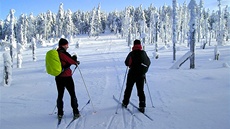 Zafoukaná stopa pod Suinou (1 321 m n. m.)