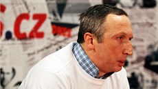Václav Klaus mladší při rozhovoru s Barborou Tachecí pro MF DNES (18. února Václav Klaus mladší při rozhovoru s Barborou Tachecí pro MF DNES (18. února