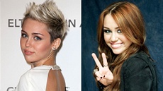 Zpvaka Miley Cyrusová prola radikální zmnou, kdy si ostíhala vlasy a...