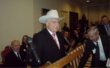 Václav Klaus in Texas