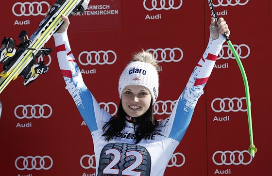 Anna Fenningerová vyhrála v nmeckém Garmisch-Partenkirchenu poprvé v kariée