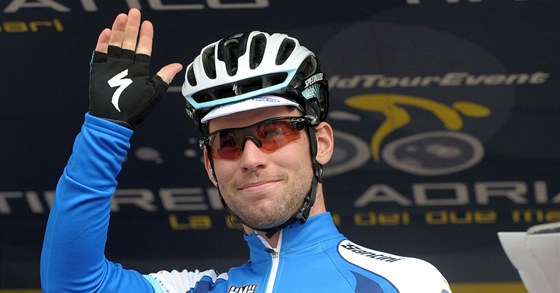 Mark Cavendish (na snímku) byl sice favoritem druhé etapy, v cíli se vak radoval Matt Goss.