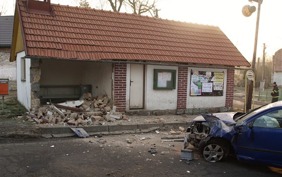 idi narazil do autobusové ekárny v Dolních Rokytanech na Jiínsku. (5. 3.