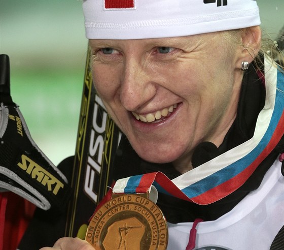 VÍTZKA. Polská biatlonistka Magdalena Gwizdoová vyhrála sprint Svtového