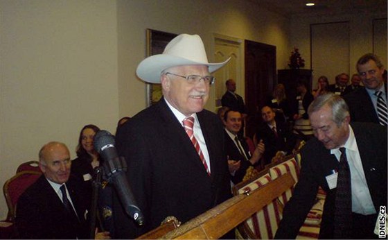 Václav Klaus in Texas