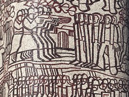 Na Hourov steck mozaice je stovka postav od Pemysla Ore pes vjevy