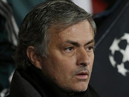 José Mourinho, trenér Realu Madrid, v odvet osmifinále Ligy mistr na...