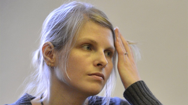 Krajsk soud v Praze zamtl alobu bval ukrajinsk pornohereky Anastzie Hagenov na ministerstvo vnitra (4. bezna 2013).