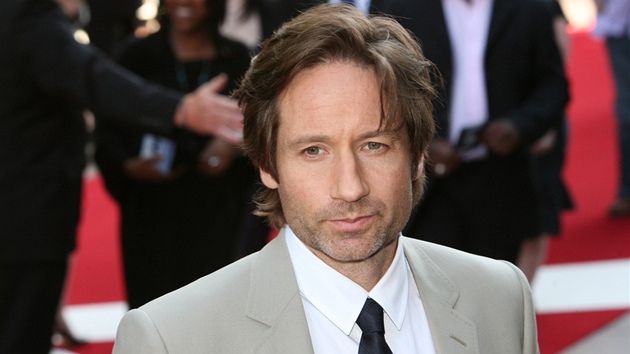 David Duchovny na premie filmu Akta X: Chci uvit (2008)