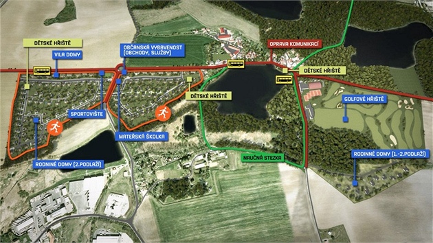 Projekt nejbohatšího Čecha Petra Kellnera by měl hostivickou část Břve změnit k nepoznání.