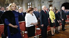 Dagmar Havlová, Livia Klausová, Václav Klaus, Kateina Zemanová, Ivana Zemanová...