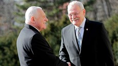 Prezidenti Česka a Slovenska si v brněnské vile Tugendhat předali státní Prezidenti Česka a Slovenska si v brněnské vile Tugendhat předali státní