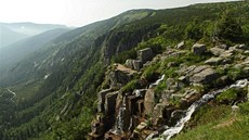 Panavský vodopád v Krkonoích