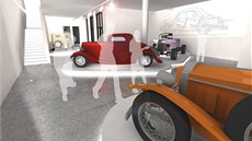 Vizualizace nového muzea karosářství. Expozice přiblíží to nejlepší, co Vizualizace nového muzea karosářství. Expozice přiblíží to nejlepší, co