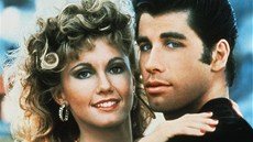 Olivia Newton-Johnová a John Travolta ve filmu Pomáda (1978)