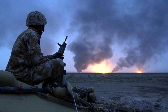 Britský voják v Iráku (ilustraní foto).