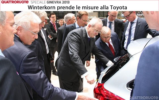 éf koncernu Volkswagen Martin Winterkorn vyrazil osobn pemit konkureci na
