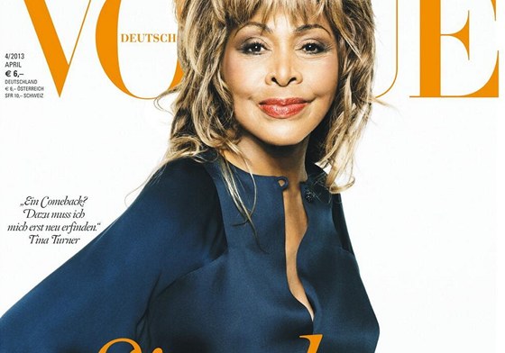 Tina Turner na obálce nmeckého Vogue (2013)