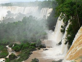 Vodopdy Iguaz z argentinsk strany