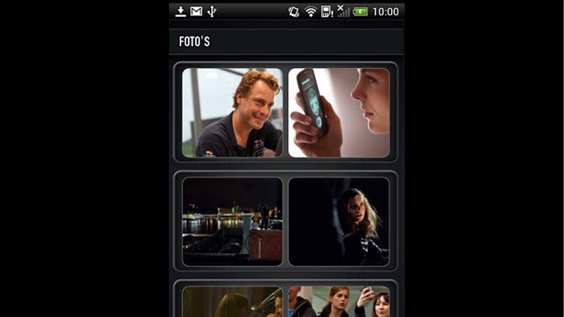 Filmov snmky v aplikaci k nizozemskmu thrilleru App