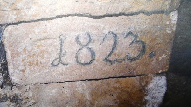 Datum nalezen na stn koryta Neze v Litovli