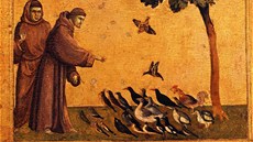 Svatý František z Assisi na oltáři od renesančního mistra Giotta Di Bondone Svatý František z Assisi na oltáři od renesančního mistra Giotta Di Bondone