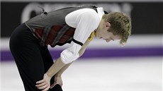 ZKLAMANÝ. Michal Březina po volné jízdě na mistrovství světa v kanadském ZKLAMANÝ. Michal Březina po volné jízdě na mistrovství světa v kanadském