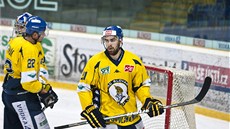 Zklamaní ústečtí hokejisté - vpravo je David Tůma. Zklamaní ústečtí hokejisté - vpravo je David Tůma.