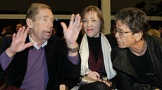 Václav Havel, Suzanne Vega a Lou Reed na Cenách Jindicha Chalupeckého v Praze