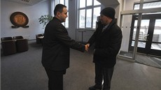 Předseda představenstva společnosti Truck Development Marek Galvas (vpravo) v Předseda představenstva společnosti Truck Development Marek Galvas (vpravo) v