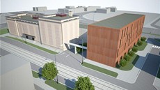Představa architekta, jak bude celý komplex i s přistavěným hotelem vypadat po... Představa architekta, jak bude celý komplex i s přistavěným hotelem vypadat po...