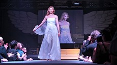 Ivana Gottová se na plese předvedla ve světle modrých a bílých šatech od Beaty Ivana Gottová se na plese předvedla ve světle modrých a bílých šatech od Beaty