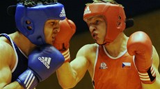 Boxer Zdeněk Chládek ve finále Grand Prix Ústí s Enkhzorigem z Mongolska Boxer Zdeněk Chládek ve finále Grand Prix Ústí s Enkhzorigem z Mongolska