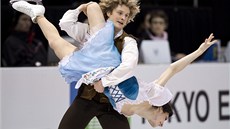 Americký taneční pár Meryl Davisová a Charlie White na mistrovství světa v Americký taneční pár Meryl Davisová a Charlie White na mistrovství světa v