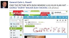 Napadený facebookový účet generála ve výslužbě Colina Powella. Napadený facebookový účet generála ve výslužbě Colina Powella.