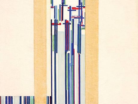 Frantiek Kupka - Élévation IV., série C II. - olej na pl&#225;tn (1938),