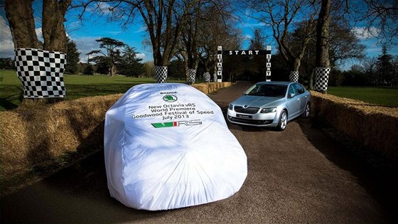 koda Octavia RS se pedstaví na festivalu rychlosti v britském Goodwoodu.