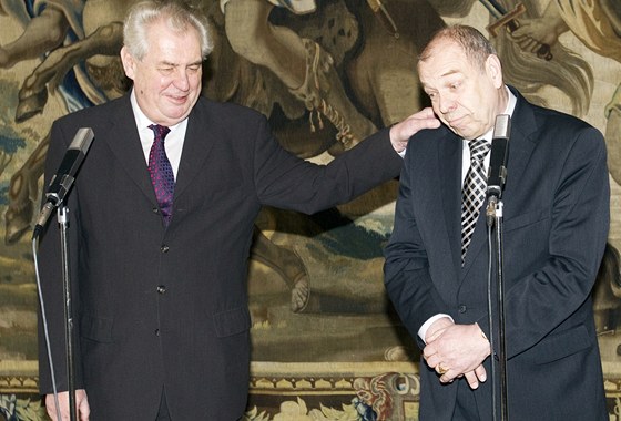 Prezident Milo Zeman pijal na Hrad éfa odbor Jaroslava Zavadila i zástupce