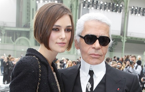 Karl Lagerfeld se svou múzou Keirou Knightley