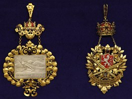 Medaile Bohumila Hane, nejslavnjího eského lyae ped I. svtovou válkou