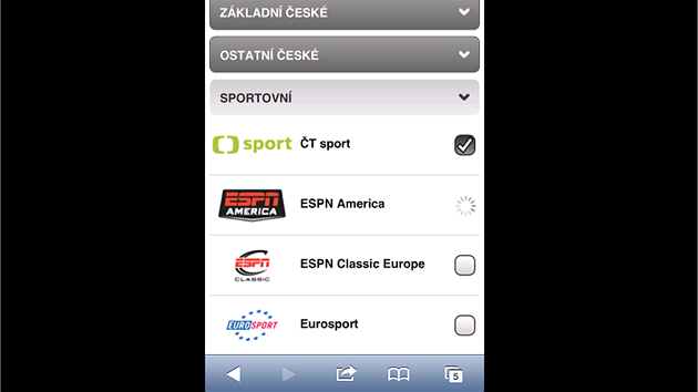 Nov verze TV programu iDNES.cz pro dotykov smartphony